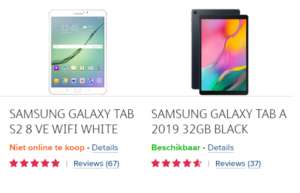 2 tablets die je kan kopen bij vandennborre